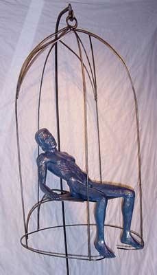 Sculpture titled "la Colombe" by Emma Sculpteur, Original Artwork, Mixed Media
