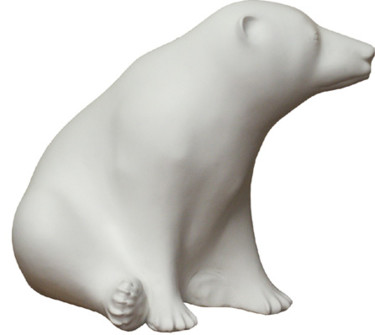 Sculpture intitulée "Ours blanc" par Pascal Levallois, Œuvre d'art originale