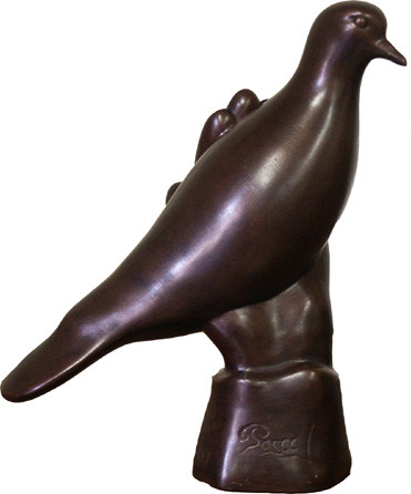 Sculpture intitulée "Colombe" par Pascal Levallois, Œuvre d'art originale
