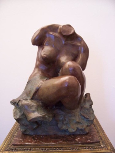 Sculpture intitulée "Charmeuse" par Leonor Luis, Œuvre d'art originale