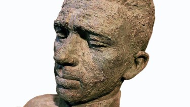 Sculpture intitulée "Portrait" par Mikhail Iakovlev, Œuvre d'art originale, Bronze