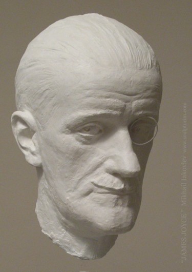 Sculpture titled "JAMES JOYCE sculptu…" by Mikhail Iakovlev, Original Artwork
