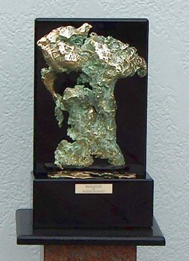 Sculpture titled "Maharishi" by Richard Beaulieu, Original Artwork, Metals