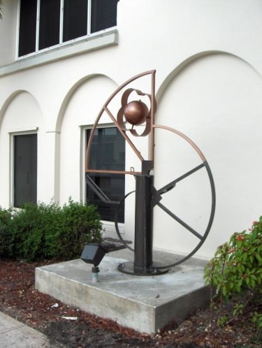 Sculpture titled "Chambered Nautilus" by Richard Beaulieu, Original Artwork, Metals