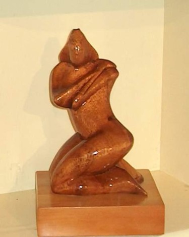 Sculpture titled "Untitled Nude" by Richard Beaulieu, Original Artwork, Wood