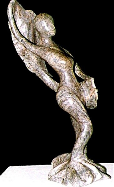 Sculpture intitulée "danse" par Alg, Œuvre d'art originale, Pierre