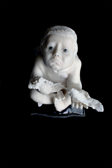 Fallen angel Sculpture titled "Fallen angel" by Abele Vadacca, Original Art, Stone
