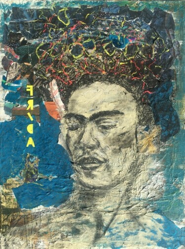 "Frida - reloaded" başlıklı Tablo Sdiacof tarafından, Orijinal sanat, Karakalem