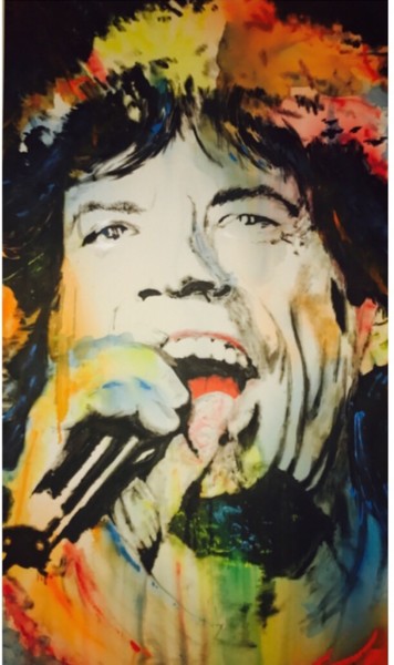 Pintura intitulada "Jagger" por Sdurao, Obras de arte originais, Acrílico