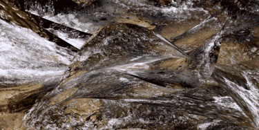 Digitale Kunst mit dem Titel "Riverflow 4" von Kenneth Grzesik, Original-Kunstwerk, Digitale Malerei
