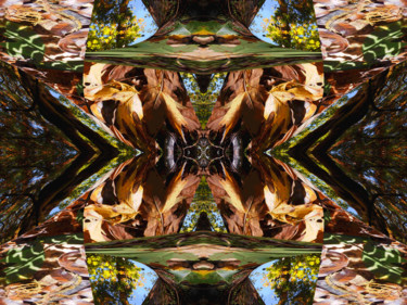 Arte digitale intitolato "Autumn Forest 1" da Kenneth Grzesik, Opera d'arte originale, Pittura digitale