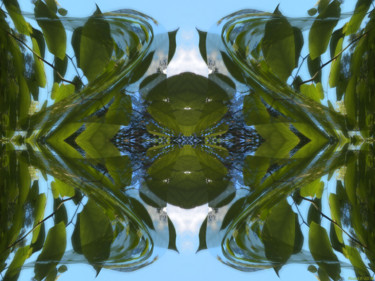 Цифровое искусство под названием "Forest Abstract 5" - Kenneth Grzesik, Подлинное произведение искусства, Цифровая живопись