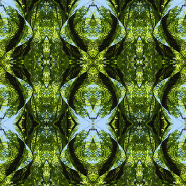 Digital Arts με τίτλο "Forest Abstract 43" από Kenneth Grzesik, Αυθεντικά έργα τέχνης, Ψηφιακή ζωγραφική