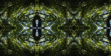 Grafika cyfrowa / sztuka generowana cyfrowo zatytułowany „Forest Abstract 69” autorstwa Kenneth Grzesik, Oryginalna praca, 2…