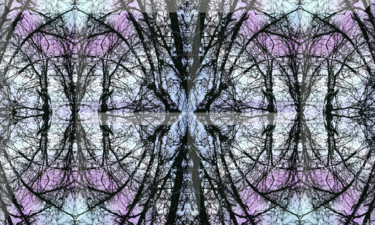 Digital Arts titled "Wintry Forest 2" by Kenneth Grzesik, Original Artwork, 2D Digital Work