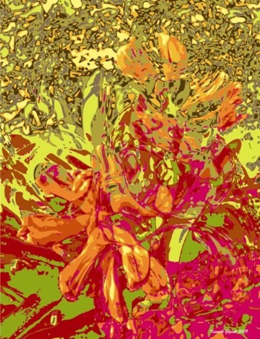 Digital Arts titled "Spring Aura #3" by Kenneth Grzesik, Original Artwork, Digital Painting