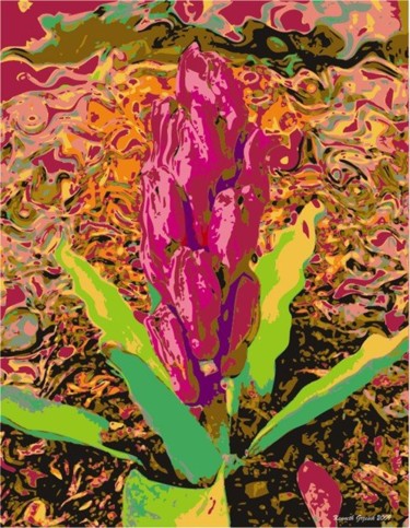 Digital Arts titled "Spring Aura #16" by Kenneth Grzesik, Original Artwork