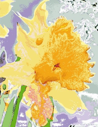 Arts numériques intitulée "Spring Aura #20" par Kenneth Grzesik, Œuvre d'art originale, Peinture numérique