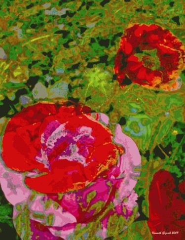 Digital Arts titled "Spring Aura #81" by Kenneth Grzesik, Original Artwork, Digital Painting