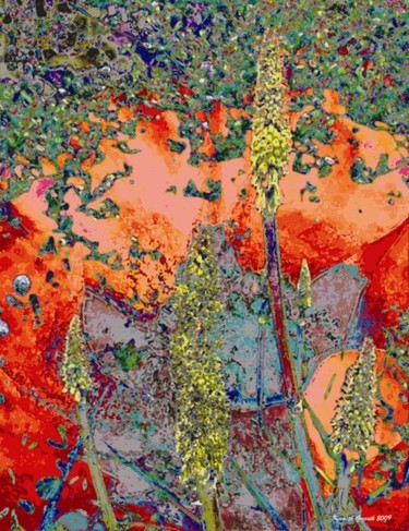 Digitale Kunst mit dem Titel "Spring Aura #87" von Kenneth Grzesik, Original-Kunstwerk, Digitale Malerei
