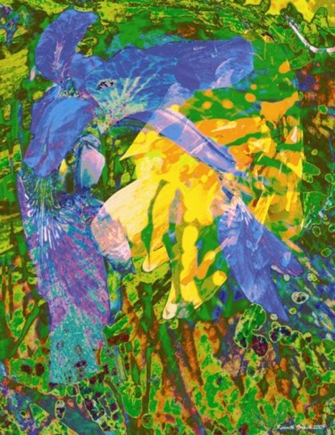 Digital Arts titled "Summerness #32" by Kenneth Grzesik, Original Artwork, Digital Painting