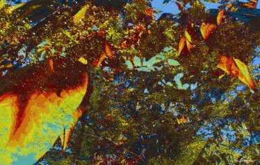 Digital Arts titled "Autumnly #11" by Kenneth Grzesik, Original Artwork, Digital Painting