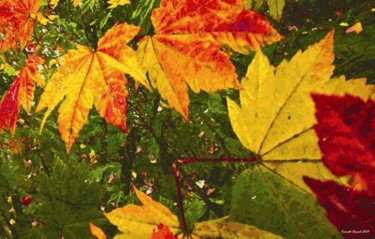 Digital Arts titled "Autumnly #22" by Kenneth Grzesik, Original Artwork, Digital Painting