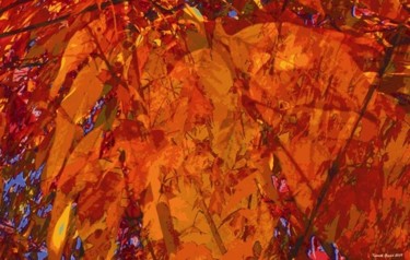 Digital Arts titled "Autumnly #54" by Kenneth Grzesik, Original Artwork, Digital Painting