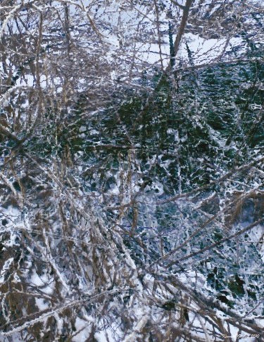 Digitale Kunst mit dem Titel "Mountain Winter #21" von Kenneth Grzesik, Original-Kunstwerk, Digitale Malerei