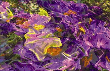 Digital Arts titled "Rhythms of Spring #2" by Kenneth Grzesik, Original Artwork, Digital Painting