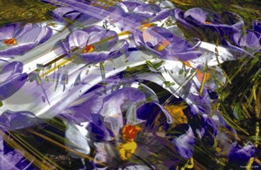 Digital Arts titled "Rhythms of Spring #8" by Kenneth Grzesik, Original Artwork, Digital Painting