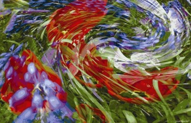 Digital Arts titled "Rhythms of Spring #…" by Kenneth Grzesik, Original Artwork, Digital Painting