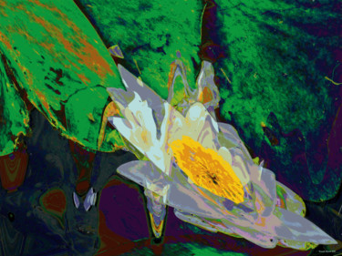 Digitale Kunst mit dem Titel "Summer Wavelength #4" von Kenneth Grzesik, Original-Kunstwerk, Digitale Malerei
