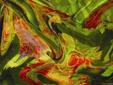Digital Arts titled "Autumnation 4" by Kenneth Grzesik, Original Artwork, Digital Painting