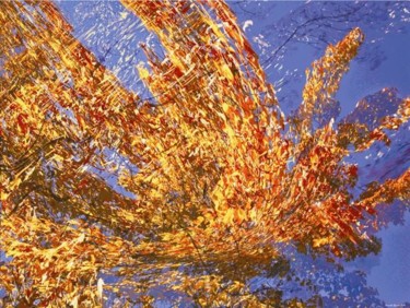 Digital Arts titled "Autumnation 26" by Kenneth Grzesik, Original Artwork, Digital Painting