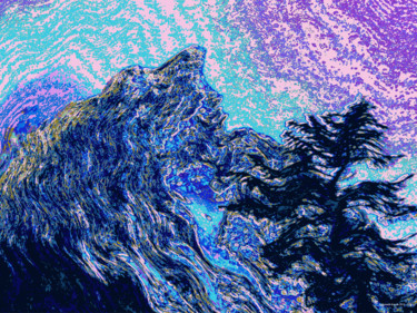 Digital Arts titled "Winterland 15" by Kenneth Grzesik, Original Artwork, Digital Painting
