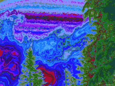 Digital Arts titled "Winterland 20" by Kenneth Grzesik, Original Artwork, Digital Painting