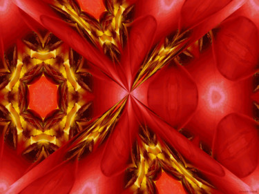 Digital Arts titled "Kaleidoscopic Garde…" by Kenneth Grzesik, Original Artwork, 2D Digital Work