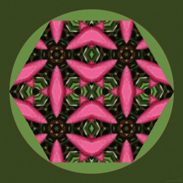 Geometric Garden 8 Digital Arts titled "Geometric Garden 8" by Kenneth Grzesik, Original Art, Digital Painting