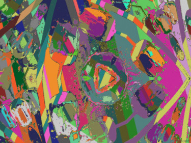 Arte digital titulada "Abstract Spring 1" por Kenneth Grzesik, Obra de arte original, Pintura Digital