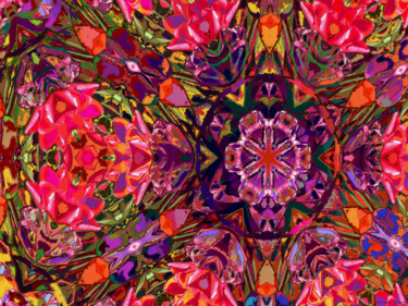 Digital Arts titled "Abstract Spring 6" by Kenneth Grzesik, Original Artwork, Digital Painting