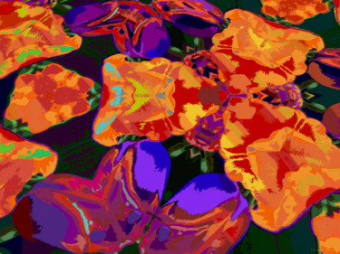 Digital Arts titled "Abstract Spring 7" by Kenneth Grzesik, Original Artwork, Digital Painting