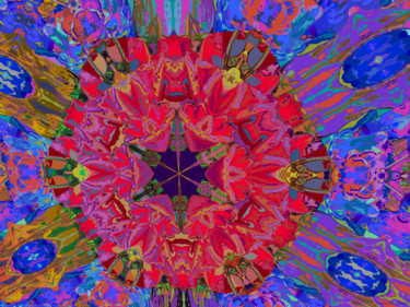 Digital Arts titled "Abstract Spring 12" by Kenneth Grzesik, Original Artwork, Digital Painting