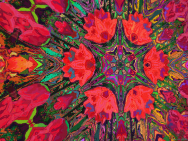 Digital Arts titled "Abstract Spring 13" by Kenneth Grzesik, Original Artwork, Digital Painting