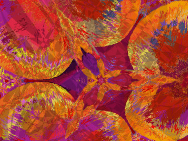 Digital Arts titled "Abstract Spring 15" by Kenneth Grzesik, Original Artwork, Digital Painting