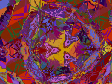 Digital Arts titled "Abstract Spring 16" by Kenneth Grzesik, Original Artwork, Digital Painting