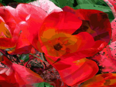 Digital Arts titled "Organic Spring 16" by Kenneth Grzesik, Original Artwork, Digital Painting