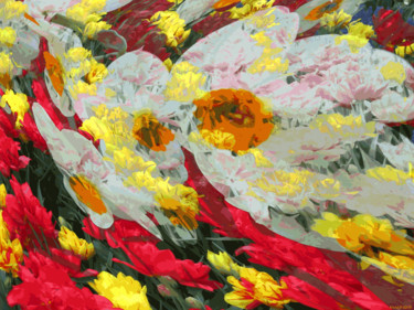 Digital Arts titled "Organic Spring 18" by Kenneth Grzesik, Original Artwork, Digital Painting