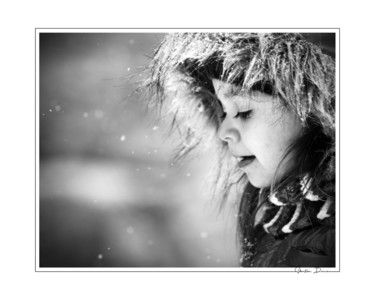 Fotografie getiteld "Jour de neige" door Sébastien Bance, Origineel Kunstwerk, Digitale fotografie