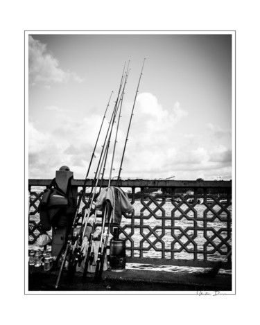 Photographie intitulée "Le pont de Galata" par Sébastien Bance, Œuvre d'art originale, Photographie numérique